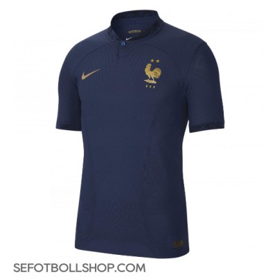 Billiga Frankrike Karim Benzema #19 Hemma fotbollskläder VM 2022 Kortärmad